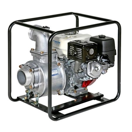 TSURUMI PUMP Centrifugal Pump, 4 hp, 2 in Outlet, 115 ft Max Head, 137 gpm, SemiOpen Impeller, Aluminum TE3-50HA
